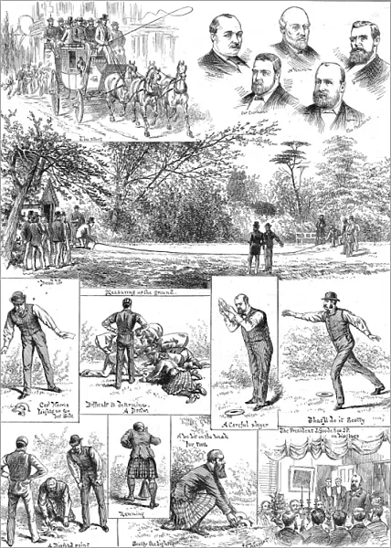 Quoits Match at Hampstead, 1888