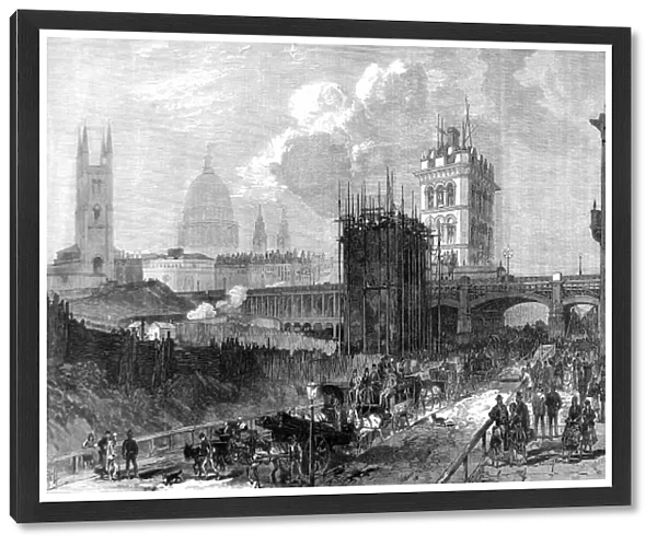 Holborn Vallley Viaduct, London, 1869
