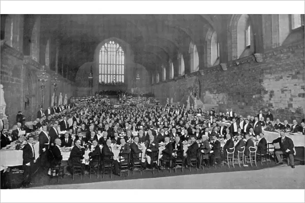 French Officers Banquet, Westminster Hall, 1905