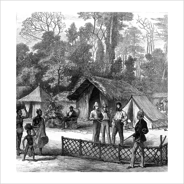 The Ashanti War (1873-74) - Correspondents Quarters at Prah