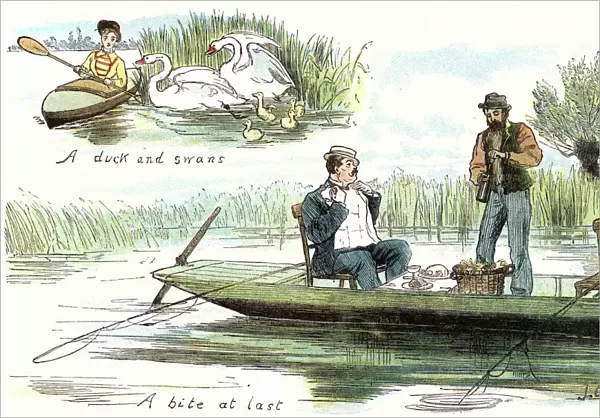 Boating on the River Thames, 1879