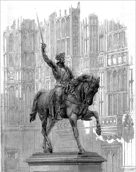 Statue of Richard I of England at Westminster, 1861