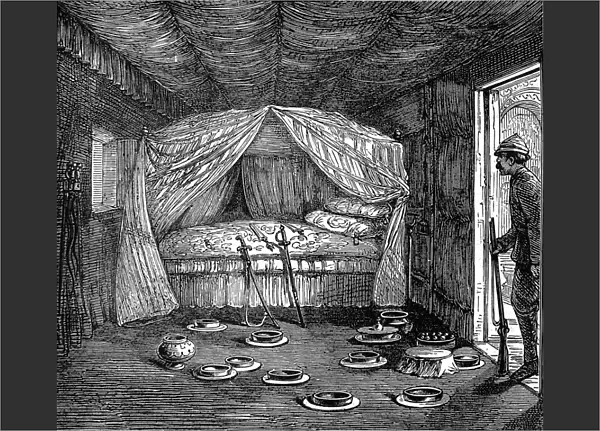 The King of Ashantis bed, 1874