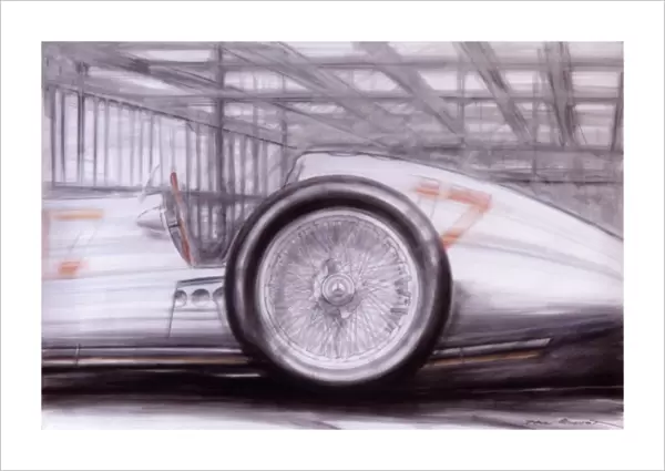 Motor car drawing