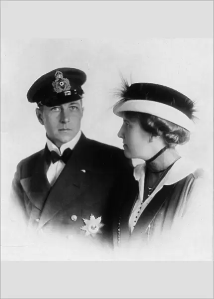 Prince Adalbert of Prussia and his wife
