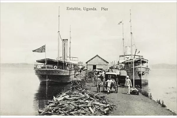 The pier at Entebbe, Uganda - Lake Victoria