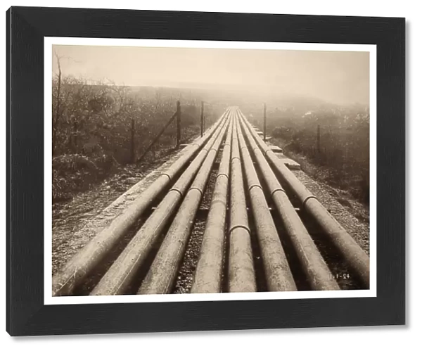 Oil Pipelines - Llandarcy Oil Refinery, Swansea