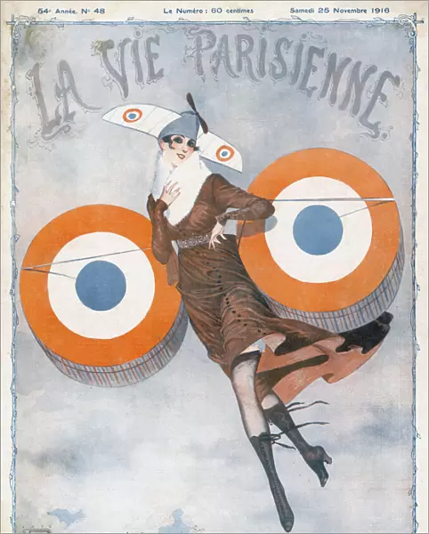 WWI Fashionable French aviation outfit