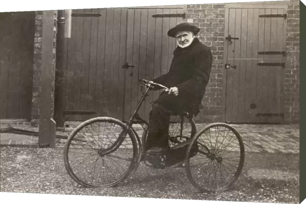 George Skinner, elderly tricyclist