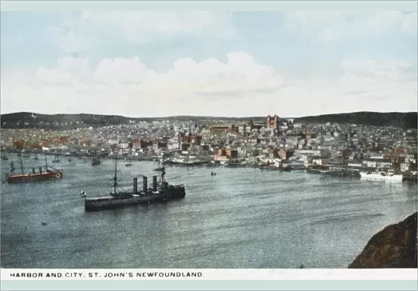 St Johns Newfoundalnd - Harbour and City