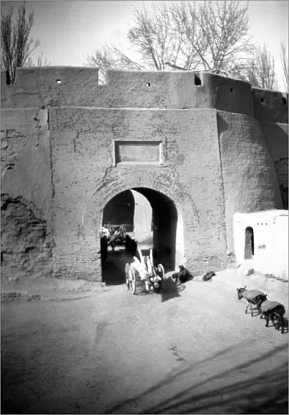 Kashgar - Entrance to a walled village