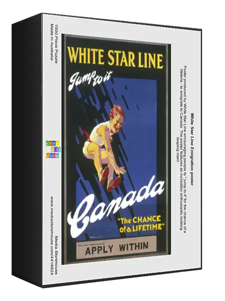 White Star Line Emigration poster