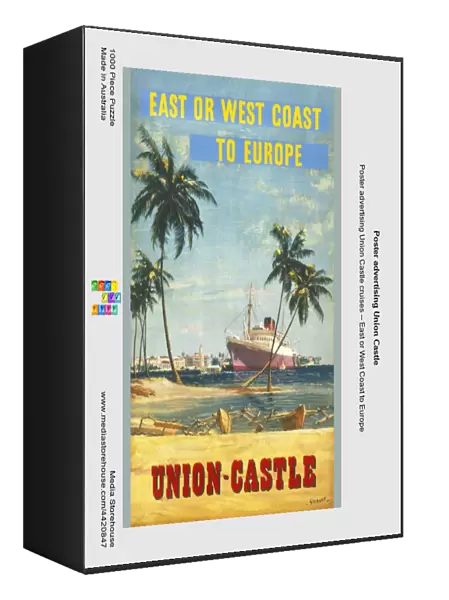 Poster advertising Union Castle