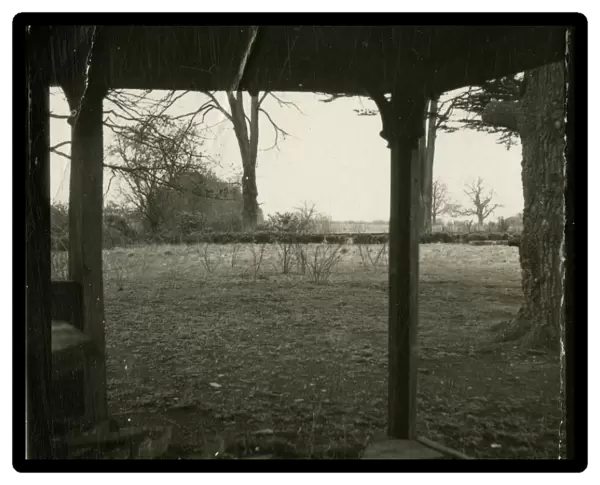 View from within Borley summerhouse