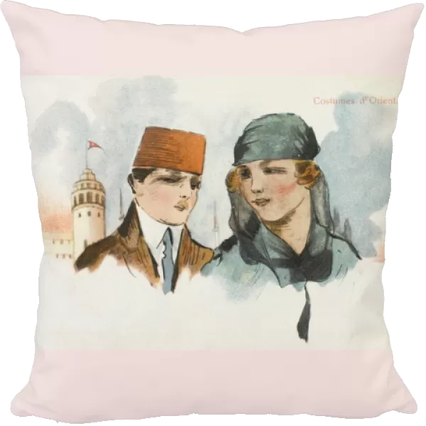 Turkish man and woman - modern style