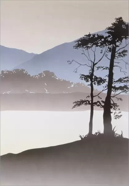 Triptych Landscape - Mountain Lake - Right