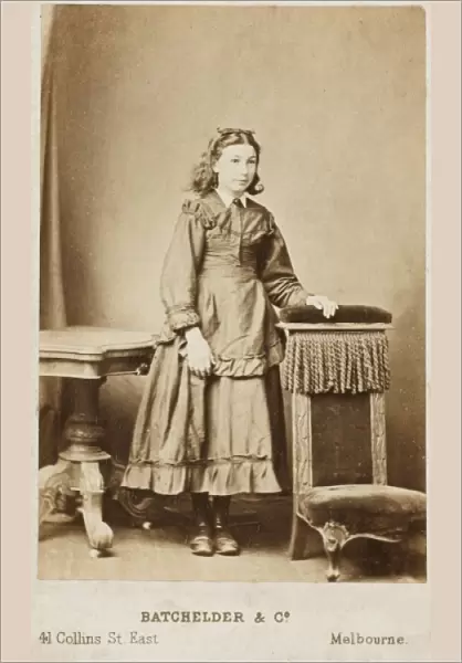 Australian cabinet photograph - young woman
