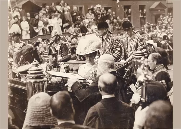 George V receiving address, Grays Inn, London