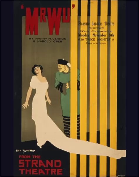 Poster advertising Mr Wu from the Strand Theatre