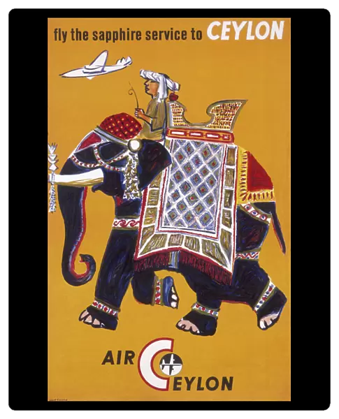 Poster advertising Air Ceylon