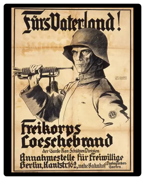 German First World War poster