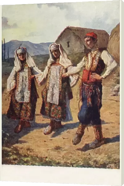 Kosovo - traditional national dance