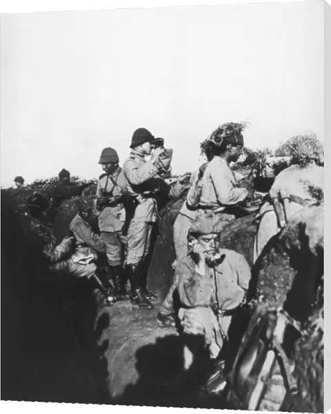 Turkish trench WWI