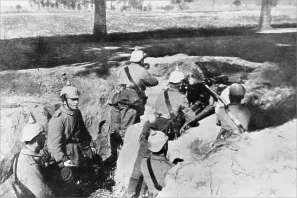 German soldiers near Antwerp WWI