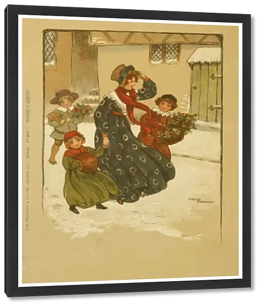 Christmas scene by Ethel Parkinson
