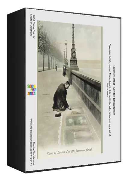 Pavement Artist - London Embankment