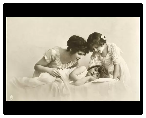 Sentimental Postcard - Mother and daughters