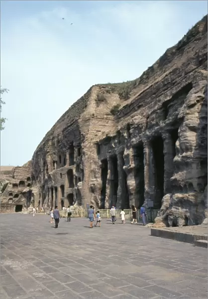 Cliff and Yungang Caves in Datong, Shanxi, China