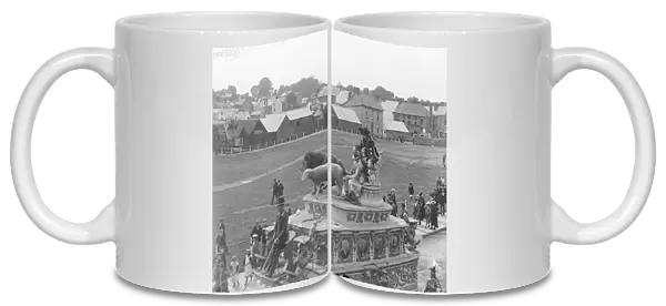 Sangers Circus parade, Haverfordwest, South Wales