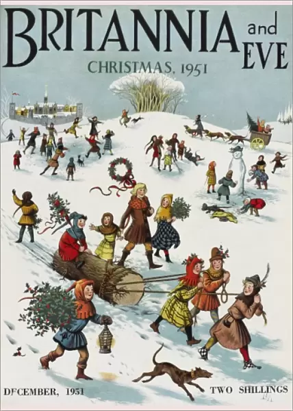Britannia and Eve Christmas 1951 cover