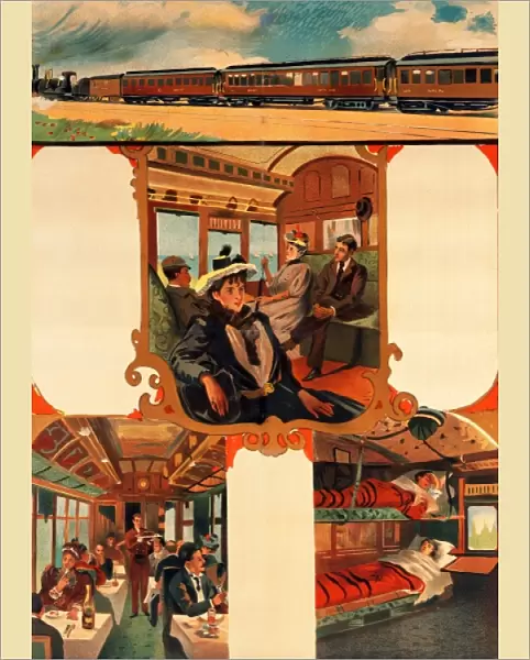 Late 19th century train travel