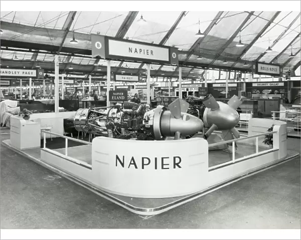 Napier Eland engine on display