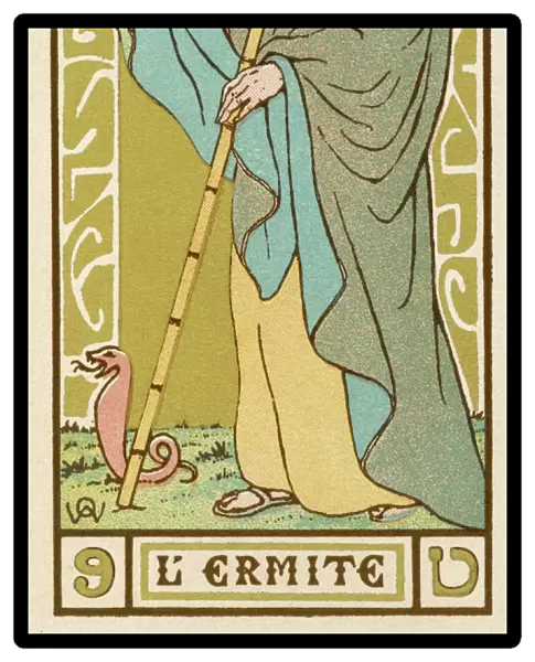 Tarot Card 9 - L Ermite (The Hermit)