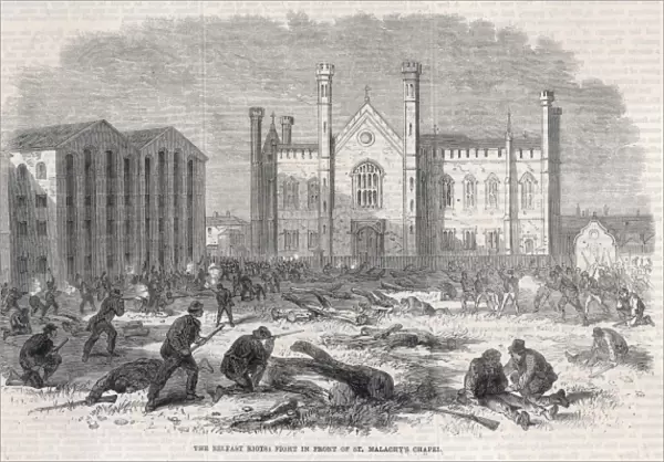 Riots at Belfast 1864