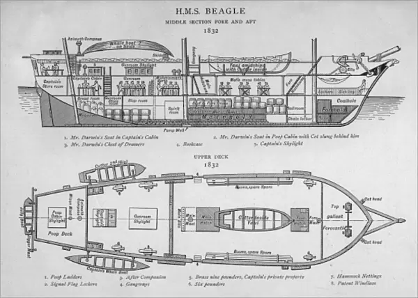 Hms Beagle  /  Darwins Ship