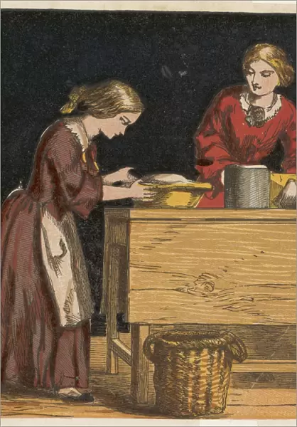 Girl Cooking, 1867