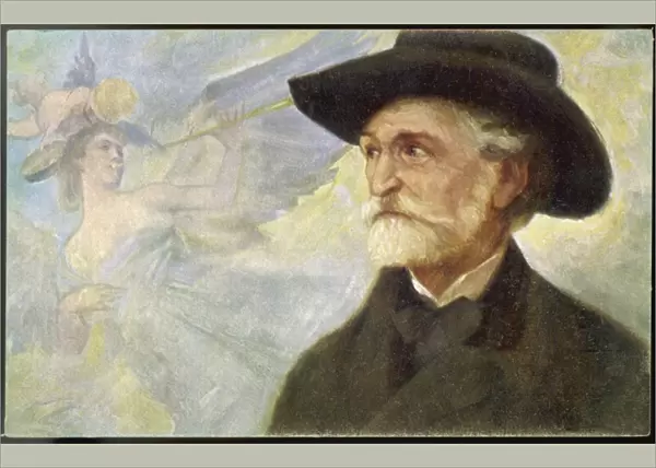 Giuseppe Verdi  /  Postcard