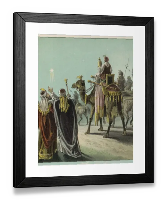 Framed Print : The Magi Travelling Print Framed Print : The Magi Travelling Print