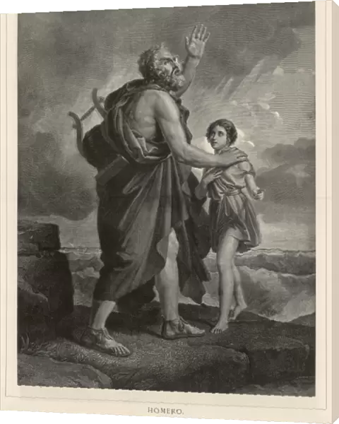 Homer with Young Boy