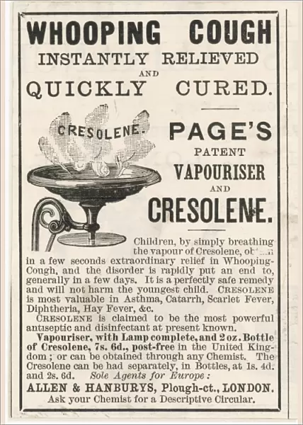 Advert  /  Whooping Cough