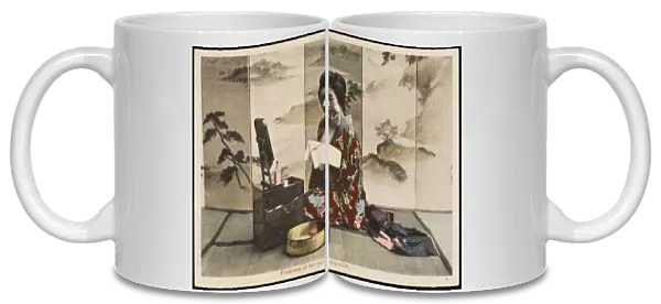 Geisha At Her Toilet, 1902