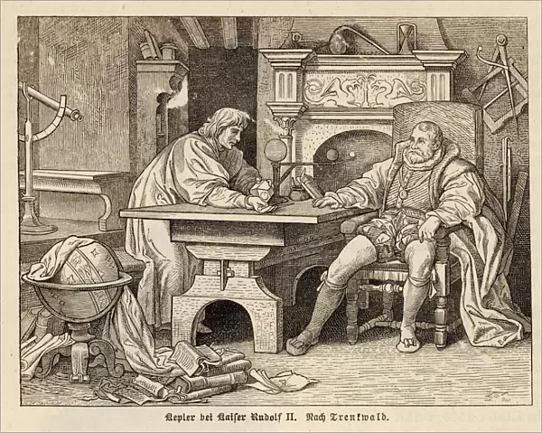 Kepler with Rudolf II