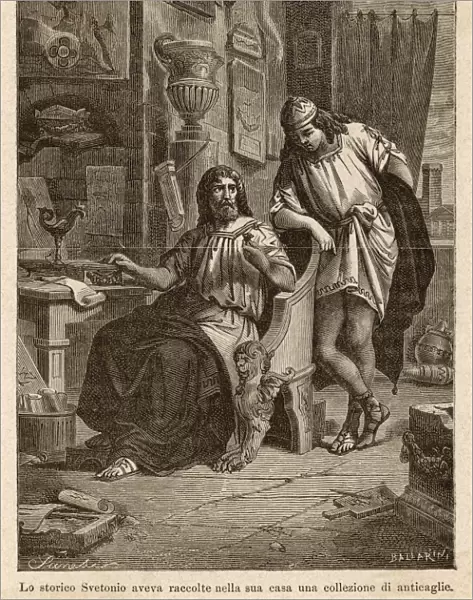 SUETONIUS. GAIUS SUETONIUS TRANQUILLUS Roman historian and biographer