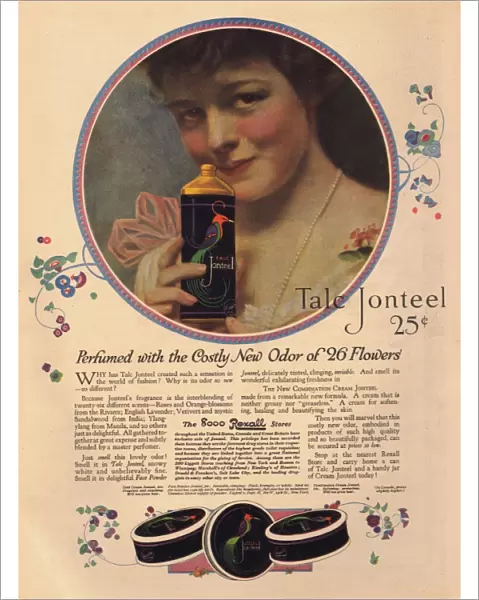 Advert for Talc Jonteel, 1918
