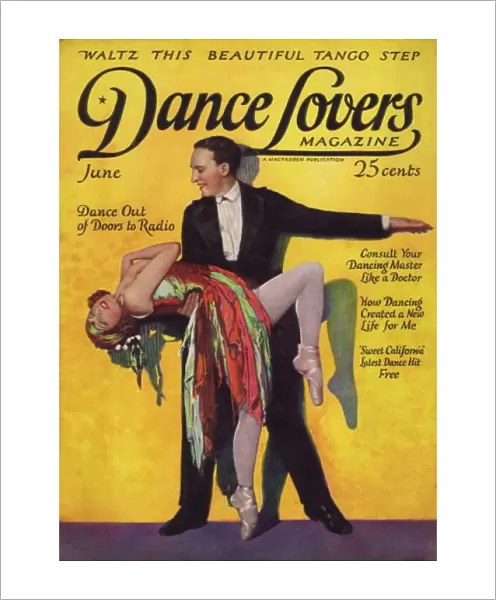 Cover of Dance magazine, June 1924