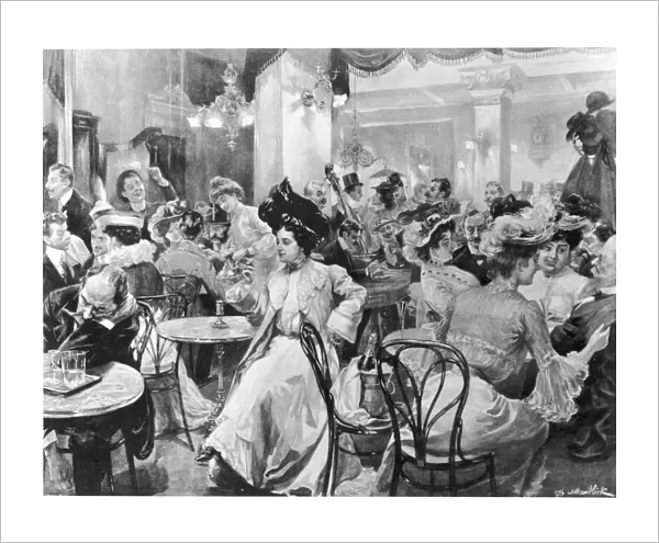 Viennese Cafe Circa 1900